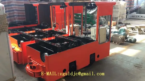 Underground Mine Mini Electric Locomotive Four Wheels Railway Vehicle photo-7