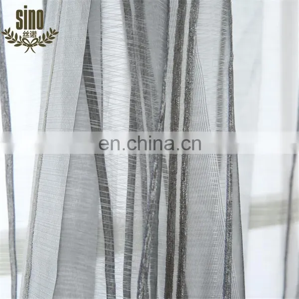 Special Designs Stripe Ready Made Voile Curtains photo-3