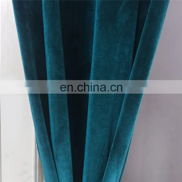 Home Used 100% Polyester Velvet Blackout Curtains Pictures photo-4