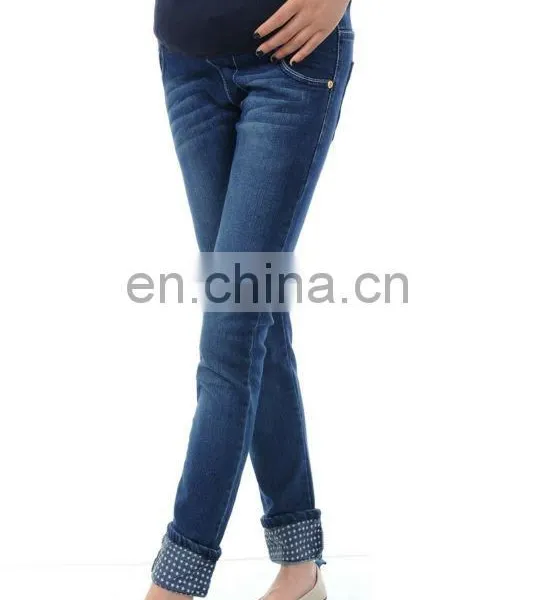 DiZNEW New Stretch Comfortable Maternity Wear Jeans Women photo-4