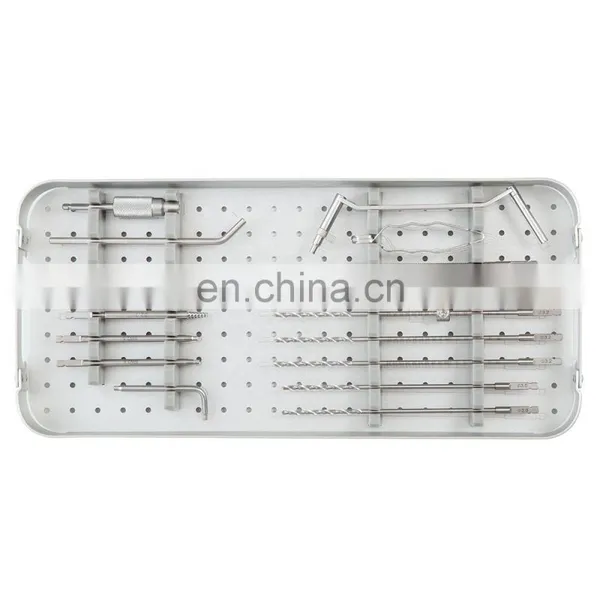 China Manufacture Bone Surgery Instruments Small Fragment Locking Plates Instruments Set AO Orthopedic Surgical Implants photo-5