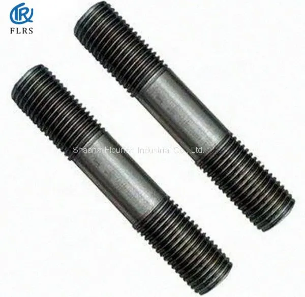 Full Threaded High Strength Double Ended Bolt Customized With 2 Hex Heavy Nuts photo-2