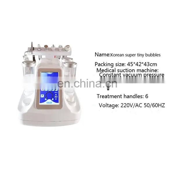 FR-W01 Skin Care 6 in 1 Oxygen Water Peel Facial Skin Rejuvenation Bubble Beauty Machine photo-7