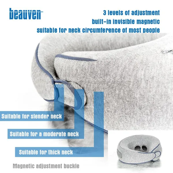 Electric Pulse Memory Foam Neck Massager With Washable Removable Cover photo-4
