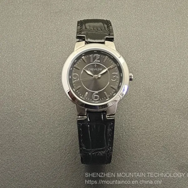 Stainless Steel Women Watches Water Resistance Genuine Leather Quartz Lady Watch photo-2