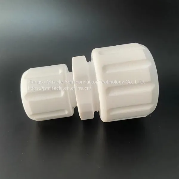 Water Repellency Corrosion Resistance White Virgin PTFE Straight Union Reducer 1 photo-2