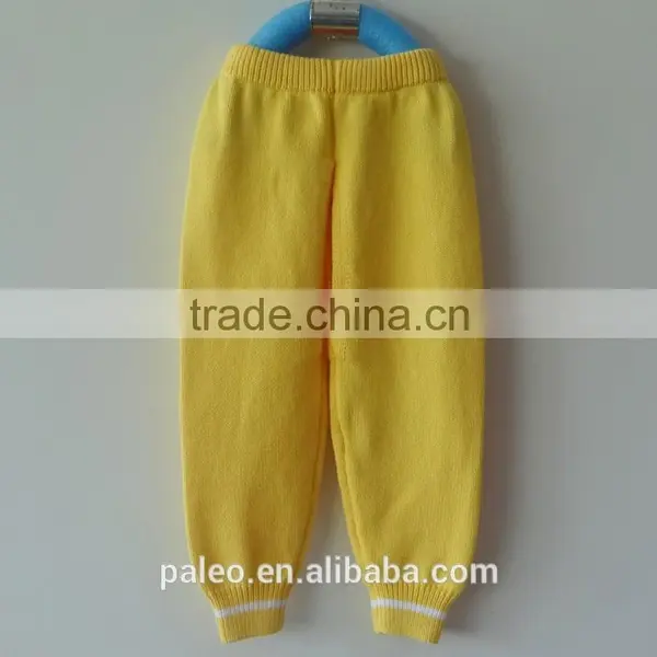 Eco-friendly Cotton Knitting Pattern Design Girl Night Trousers for Spring photo-5