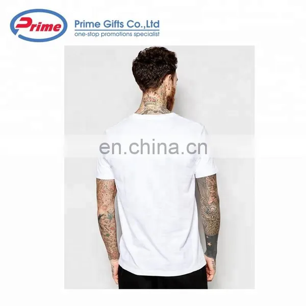 Attractive Price Promotional Gifts Custom White T-shirt for Men photo-2