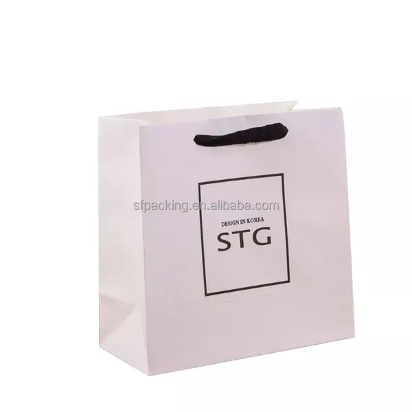 Custom Black Tea Shopping Package Gift Bags photo-3