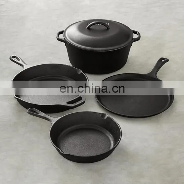 Non Stick Camping Cookware 5qt 3 Leg Cast Iron Dutch Oven photo-3