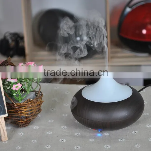 Ultrasonic Aroma Essential Oil Diffuser Dark Wood Grain photo-3