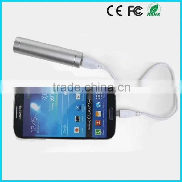 Oem 2600mAh Metal Power Bank With Led Lighting for Xiaomi photo-3