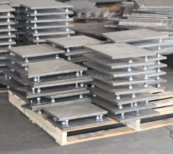 Cast Steel Hardfacing Wear Plate Resistant Lining for Grab Bucket Inside Install photo-4