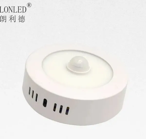 High Quality Motion Sensor LED Ceiling Light 6W 12W 18W Recessed Downlight Led Panel Light