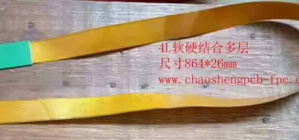 4 Layers of Ultra Long Flexible Soft Hard Combination FPC photo-2