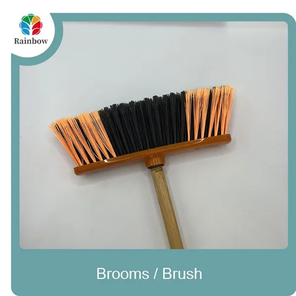 Wholesale Custom Self-Cleaning Outdoor Broom Head Fashion Plastic Floor Broom