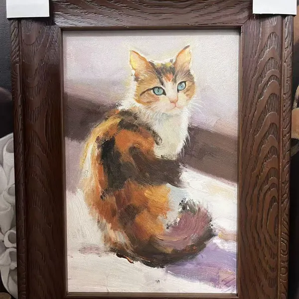 Customized Handmade Rich Oil Painting for Gift, Memory, Art Presentation and Gallery