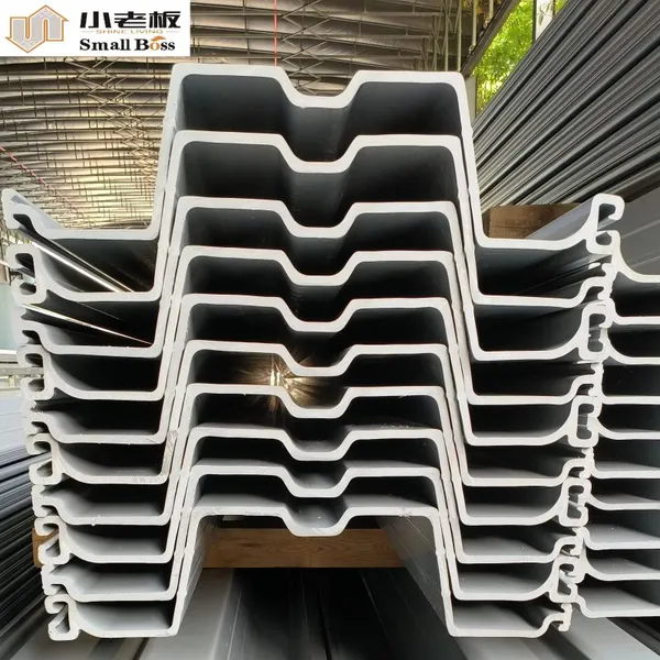 Reliable PVC Grade U-Type Plastic Sheet Piles ASTM Standard Vinyl Seawall Solutions Cutting Processing Service Low Maintenance photo-6