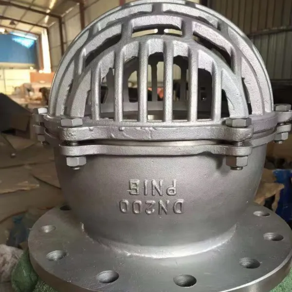JIS 10k SS304 Screen Mesh WCB Body Flanged End ANSI API 2 Inch Foot Valve Bottom Valve for Water Steam photo-4