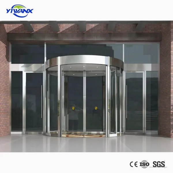High Quality Customized Two Wings Automatic Revolving Door photo-2