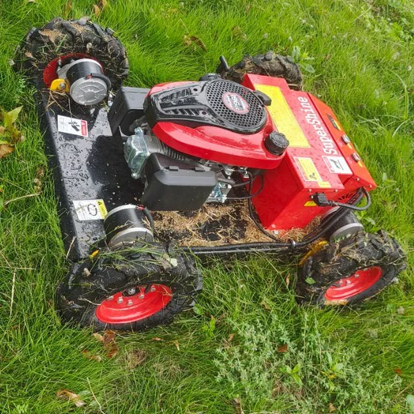 Petrol Low Power Consumption Adjustable Mowing Height Remote Controlled Brush Cutter photo-5