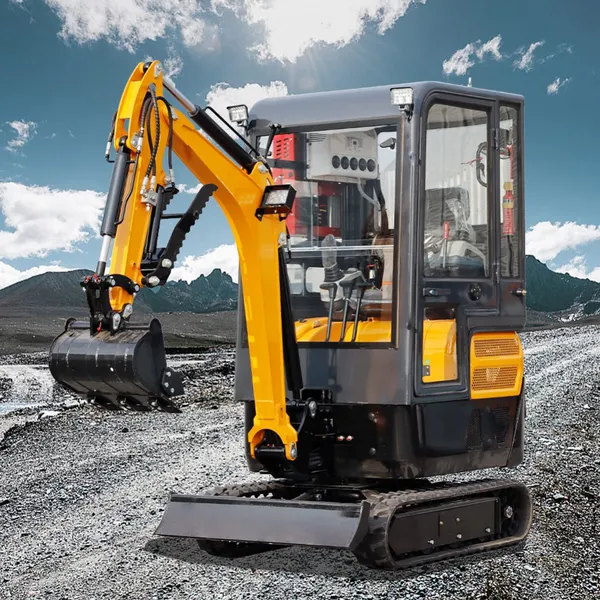 LUYUE LY-20 Minibagger 2 Ton Mini Excavator Short Tail Crawler Digger With Canopy for Construction Landscaping Farm photo-5
