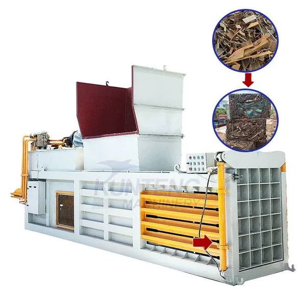 Horizontal Hydraulic Scrap Metal Baler Machine, Waste Iron Steel Aluminum Briquetting Press Equipment EPC