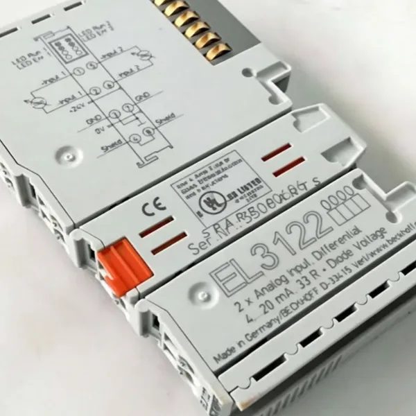 Beckhoff EL3122 EtherCAT Terminal 2-Channel Analog Input Module ±10V High Precision Industrial Automation I/O Module photo-2