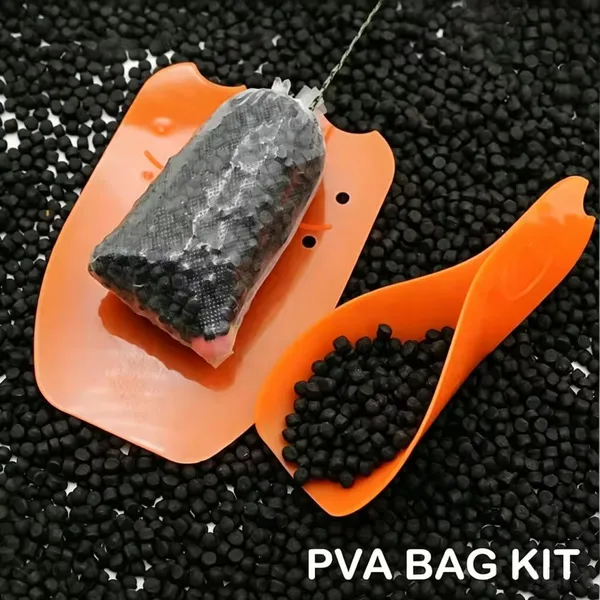 Wholesaler Water Soluble Bait Loader PVA Bag Bait Quick Spoon Carp Fishing Accessories Feeder Fishing Tool photo-4