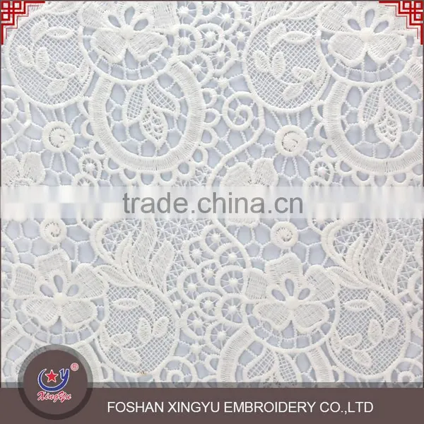 Factory Welcome Custom Discount Flower Pattern Embroidery on Mesh Netting Fabric for Girls Dress photo-2