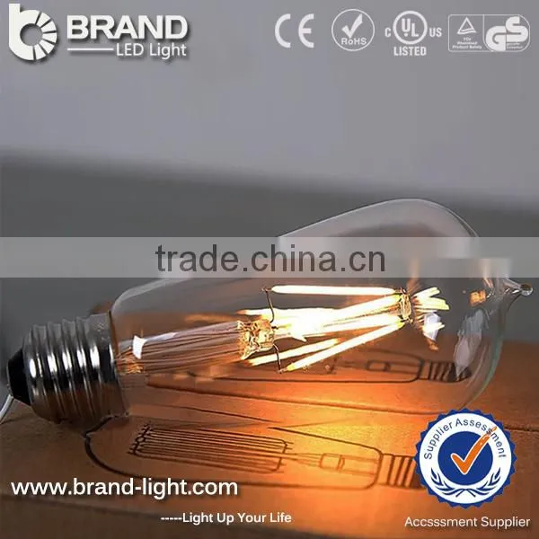 ST64 E27 Base LED Filament Light Bulb 4W 6W LED Filament Bulb Light photo-5