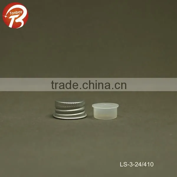 18/410 20/410 24/410 Aluminum Caps With Inner Plug for Liquid Bottle Spray Bottle Lotion Bottle photo-3