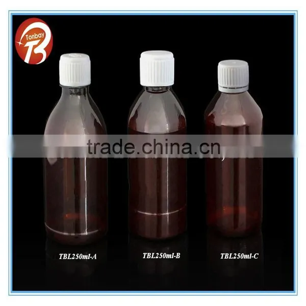 250ml Plastic Bottle for Medicine Use