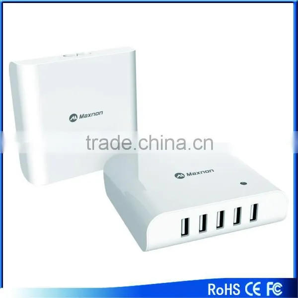 ac Power Cord Included Multi Port Usb Charger/5v 8a Smart Usb Charger