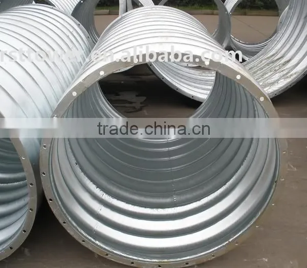 Corrugated Steel Culvert Pipe, Steel Pipe Culvert for Sale photo-2