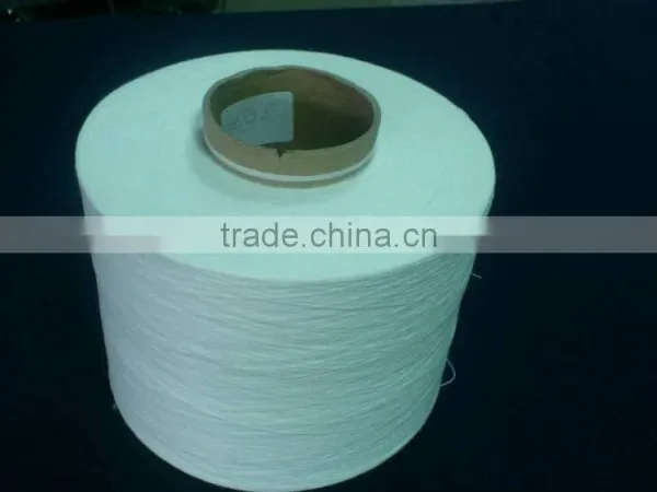 1/20 NE 100% POLYESTER MJS WAXED RAW WHITE YARN ON CONE photo-4