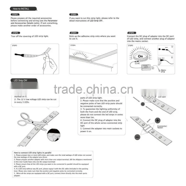 Fullbell Led Smd 5050 Flexible 300leds / 600leds Color Changing RGB Replacement Led Light photo-5