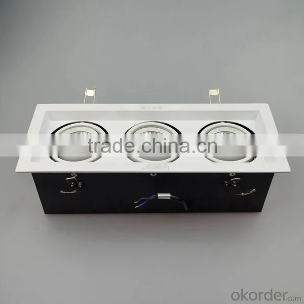 Led Grille Light Dimmable 3pcs 30w Cob Led Spotlight High Power COB,high CRI (Ra >80),excellent Lighting Performance photo-4