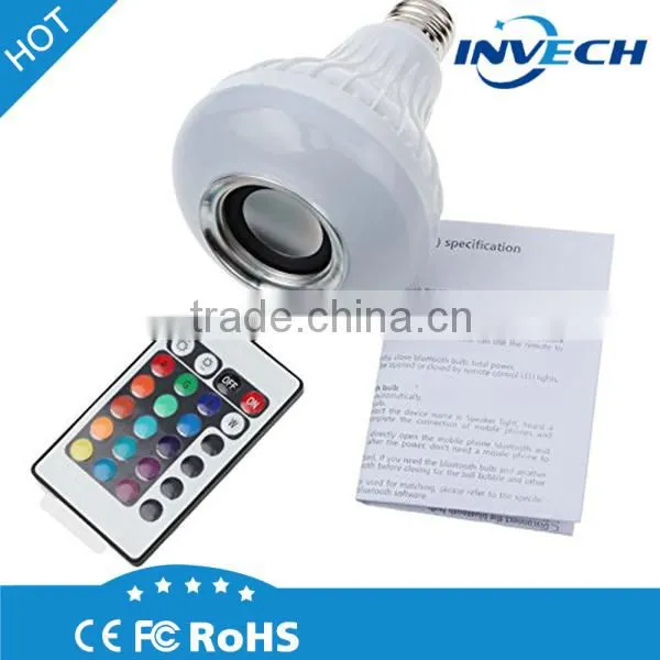 Smart Wireless Bluetooth Led Lights Bulb Led Bulb With Bluetooth Speaker photo-3