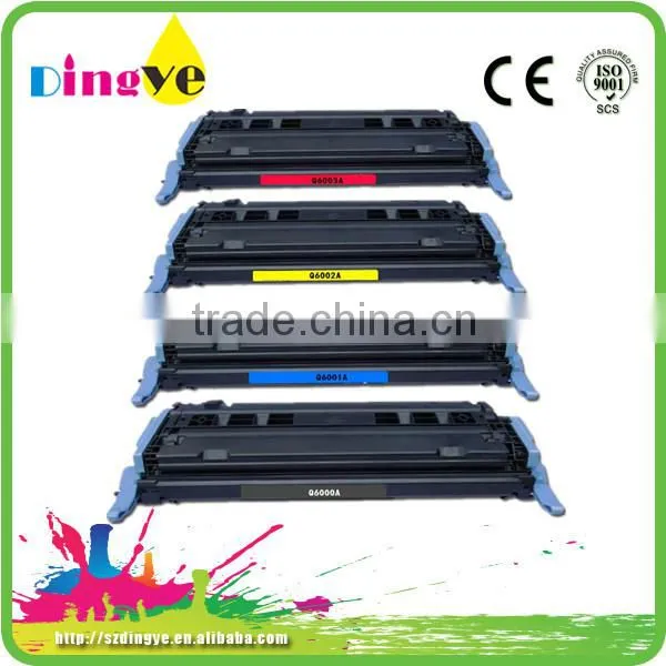 China Supplier Compatible Laser Toner Cartridge for hp Q6000/6001/6002/6003A