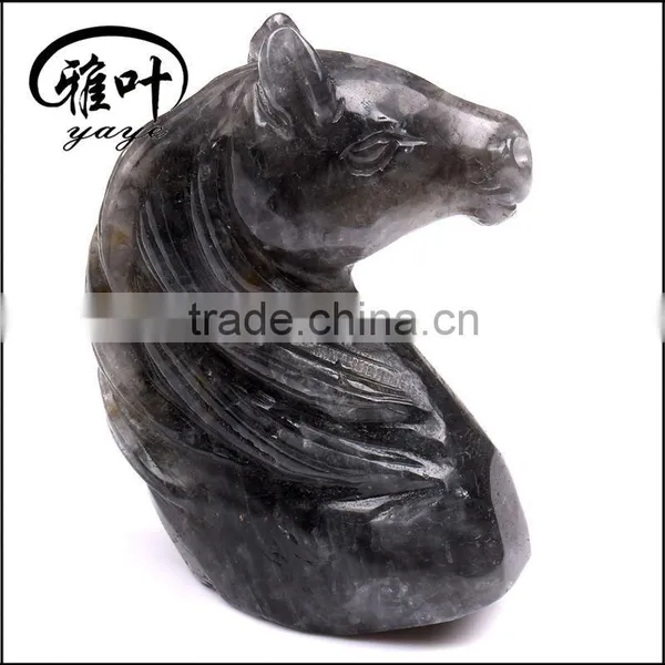 Bulk Customized Carving Unicorn Statue Feng Shui Crafts Natural Stone Carved Figurine Chakra Carving Decoration Gift photo-4