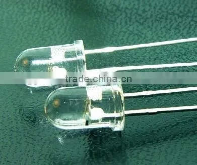 High Quality Through Hole Type Colored Round Oval Straw Hat 5mm LED Diode photo-6