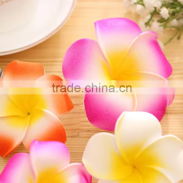 2015 Hot Sale Artificial Brooch Flower,Head Flower,Frangipani Hair Clip/Plumeria Hair Clip photo-5