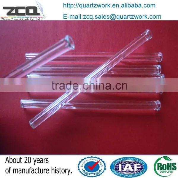 Mini Extruded Rubber Thread Borosilicate Glass Tube/Test Tube photo-3