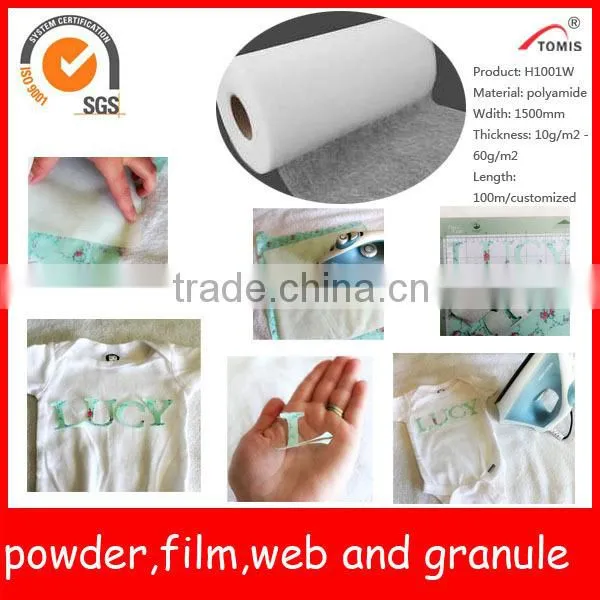 Web Adhesives - Hot Melt Adhesive Web for Various Applications of Laminating Materials