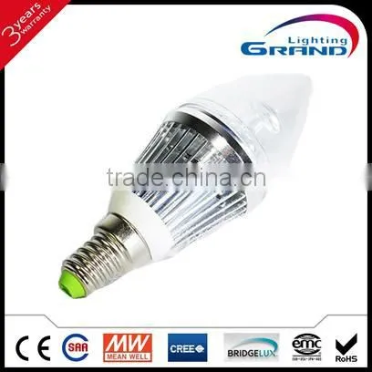 High Quality CE ROHS E12/e14 Small Led Bulbs Light 3w photo-3