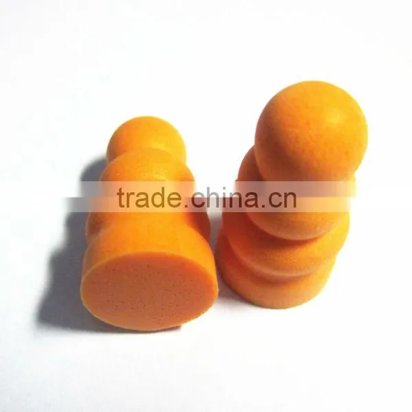 slow rebound ear plugs screw thread foam ear plugs disposable hearing protection foam ear plugs