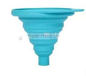 FDA Mini Silicone Funnel Folding Funnel