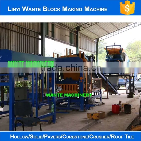 WANTE MACHINERY WANTE BRAND QT6-15 New Condition and Hydraulic Pressure Method Concrete Block Machine photo-6