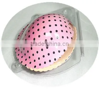 Girls In Pushup Dot Bra Cup Strapless Fabric Sponge Bra With Dotted photo-5